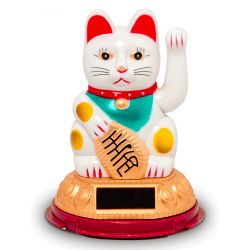 Figura solar: Gato da sorte...