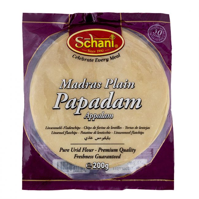 Pappadum Madras Simples 6' (SCHANI) 200g
