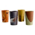 Set 4 Tazas porcelana 90ml