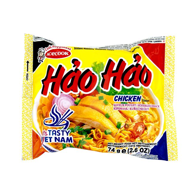 Violino instantâneo de Hao-Hao com sabor de frango (ACECOOK) 74g