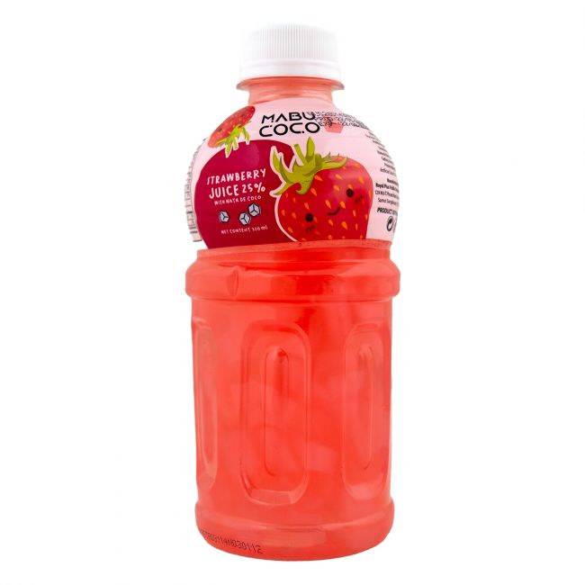 Bebida de morango com gelatina (MABU COCO) 320ml
