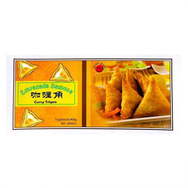 Samosa empanada e curry (MODO). 96 uds 900g