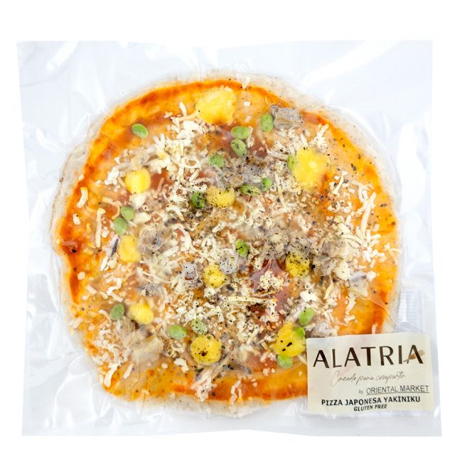 Pizza artesanal de churrasco yakiniku 28cm (SHIKOU) 430g