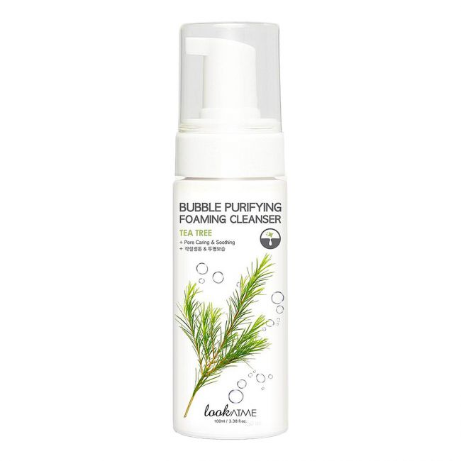 Limpador facial com bolha purificando 150ml árvore de chá