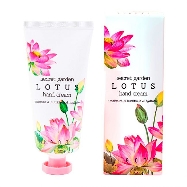 100 ml Creme de mão de Lotus de jardim secreto
