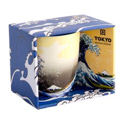 Teacup 8.5x10cm. "Hokusai"