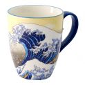 Teacup 8.5x10cm. "Hokusai"