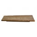 Prato retangular de porcelana 28x14cm "Wood Look"