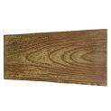 Prato retangular de porcelana 28x14cm "Wood Look"