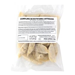 Gyoza de salsicha e...