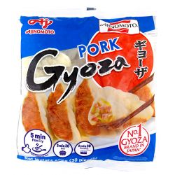 Gyoza de legumes e porco...