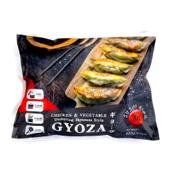 Gyoza de frango e vegetais...