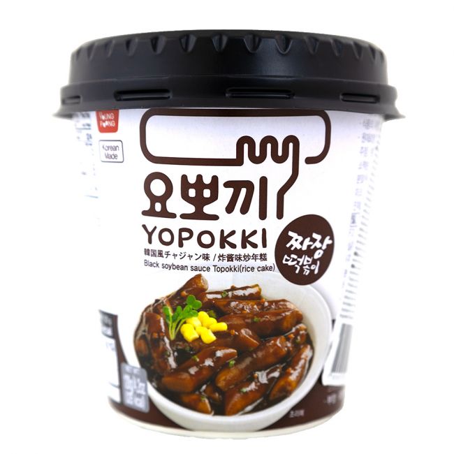 Xícara de bolo de arroz jjajang coreano (YOPOKKI) 120g