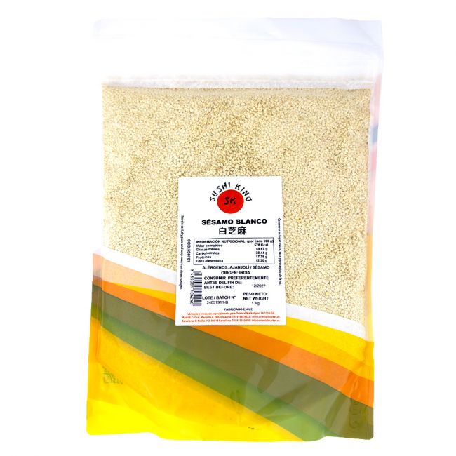 Semente de gergelim branco (SK) 1kg