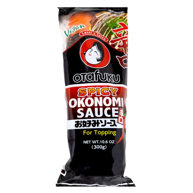 Molho de okonomiyaki picante Vegan (OTAFUKU) 300g