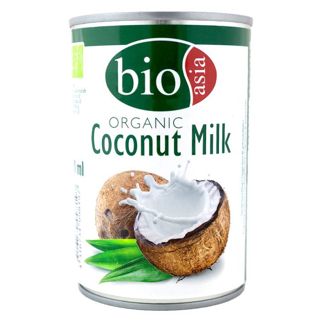 Leite de coco BIO (BIOÁSIA) 400ml