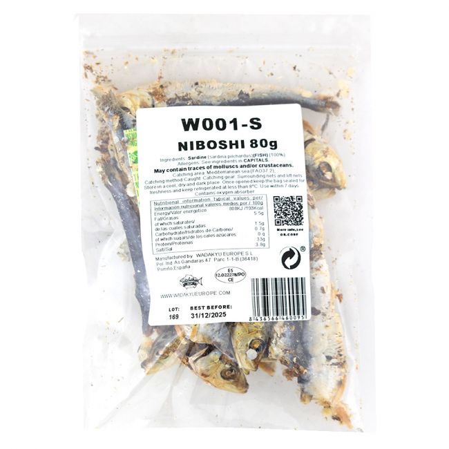 Sardinha Seca Niboshi (WADAKYU) 80g