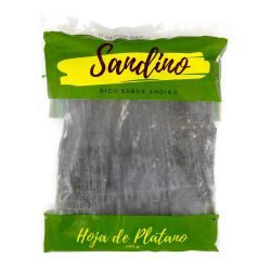 Folhas de banana congeladas...