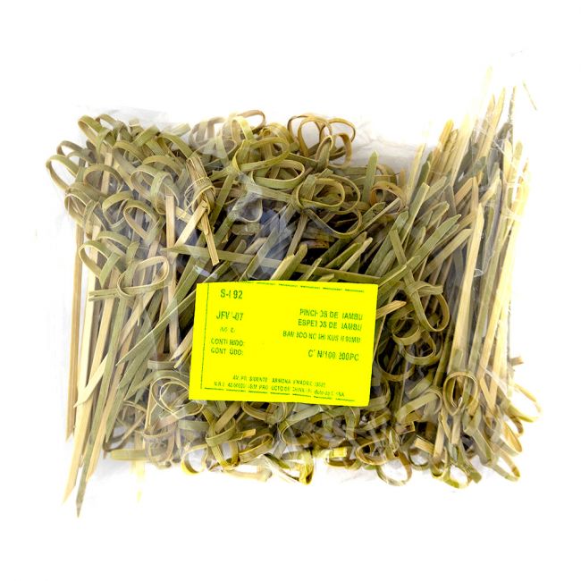 Espetos de bambu 9CM 200 unidades