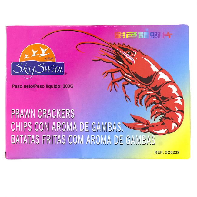 Batatas fritas com aroma de camarão (SKY SWAN) 200g