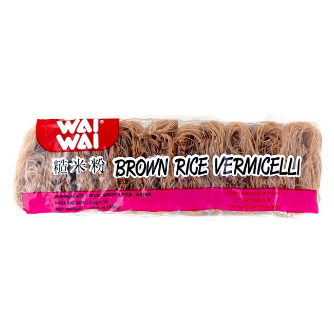Macarrão de arroz integral (WAI WAI) 500g