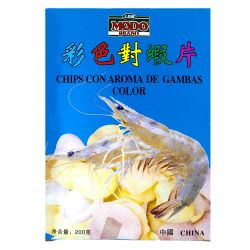 Pão de camarão colorido.200g