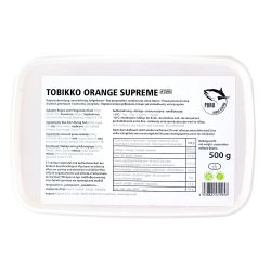 Ovos de tobiko laranja...