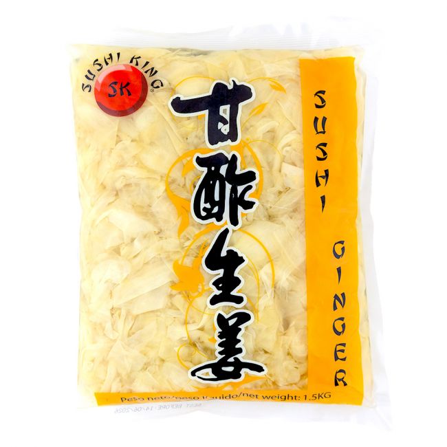 Gengibre branco em conseva (SUSHI KING) 1.5kg
