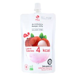 Gelatina de lichia konjac...