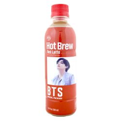 Beber café hotbrew vermelho...