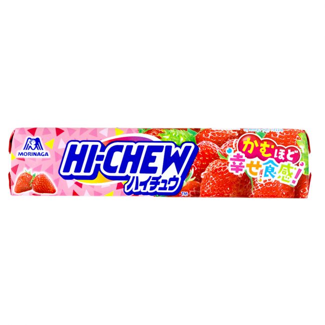 Morinaga doce Hi-Chew sabor morango 12 pcs 55,2g