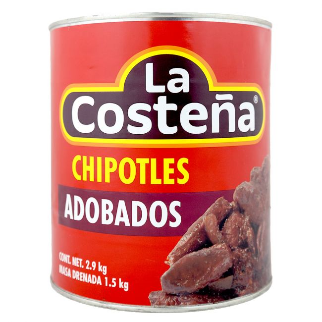 Chipotles em adobo lata (LA COSTEÑA) 3kg