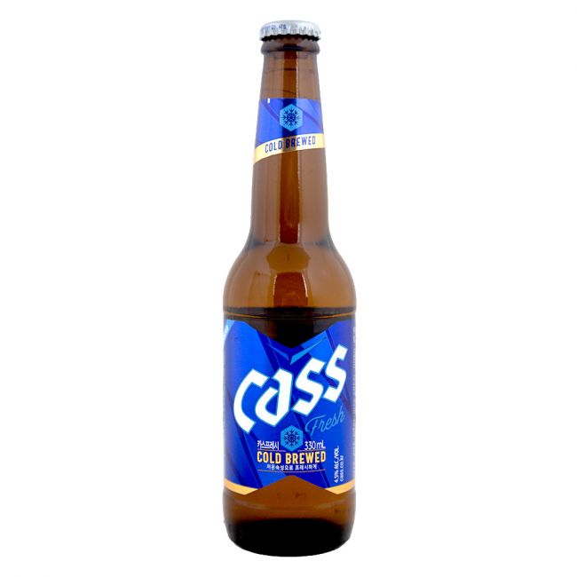 Cerveja coreana (CASS) 330ml Alc.4,5%