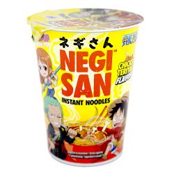 Tallarines cup frango teriyaki (ONE PIECE) luffy zoro nami 65g