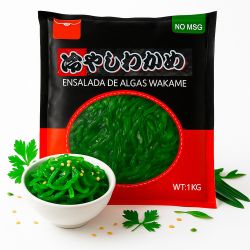 Salada de borracha Wakame...