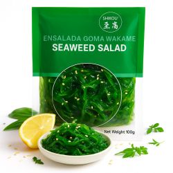 Salada de borracha Wakame...