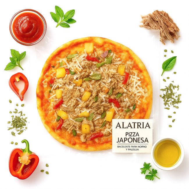 Pizza artesanal de churrasco yakiniku 28cm (SHIKOU) 430g