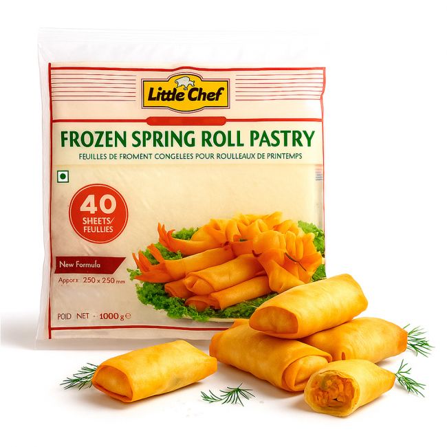 Massa Rolo 250mm 40uns (LITTLE CHEF) 1000g