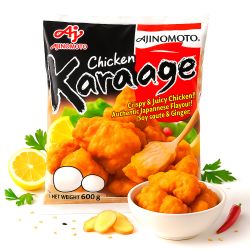 Karaage de frango frito de...