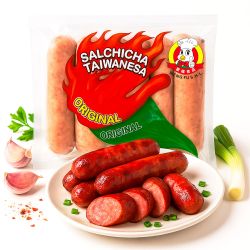 Linguiça de porco sabor...