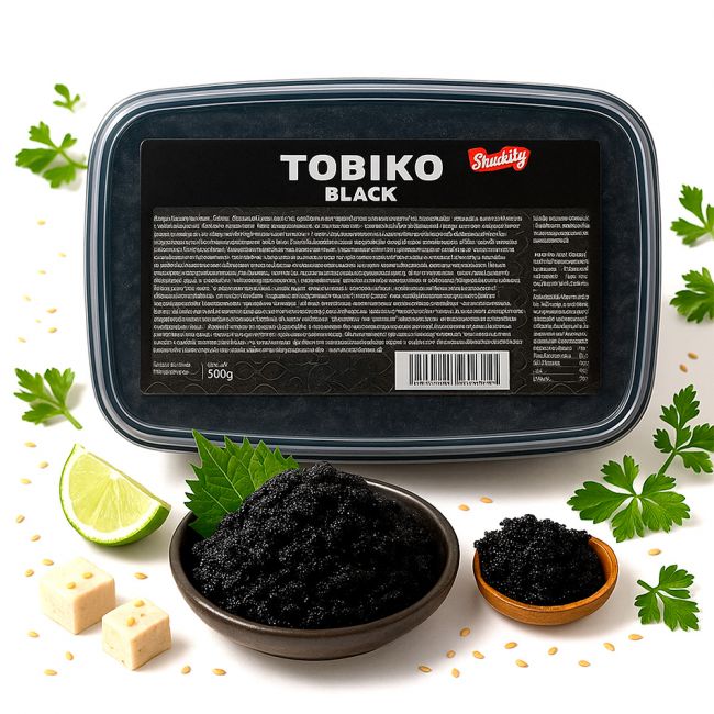 Preto Tobiko Huevas (SHIRAKIKU) 500g