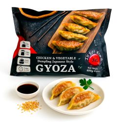 Gyoza de frango e vegetais...