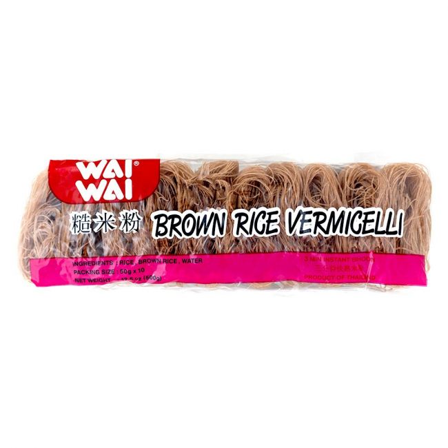Macarrão de arroz integral (WAI WAI) 500g