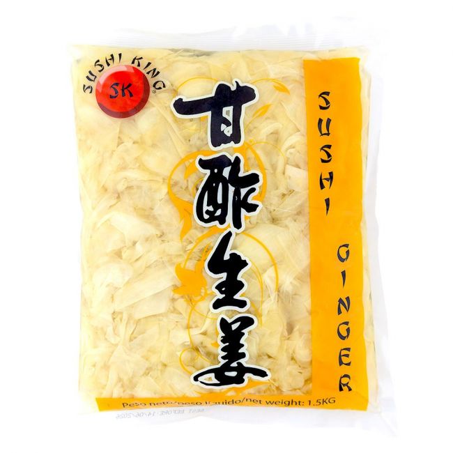 Gengibre branco em conseva (SUSHI KING) 1.5kg