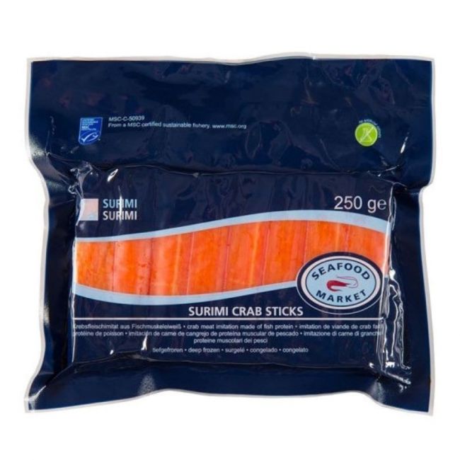 Palitos de Caranguejo Surimi/Kani Sushi (SEAFOOD MARKET) 250 g