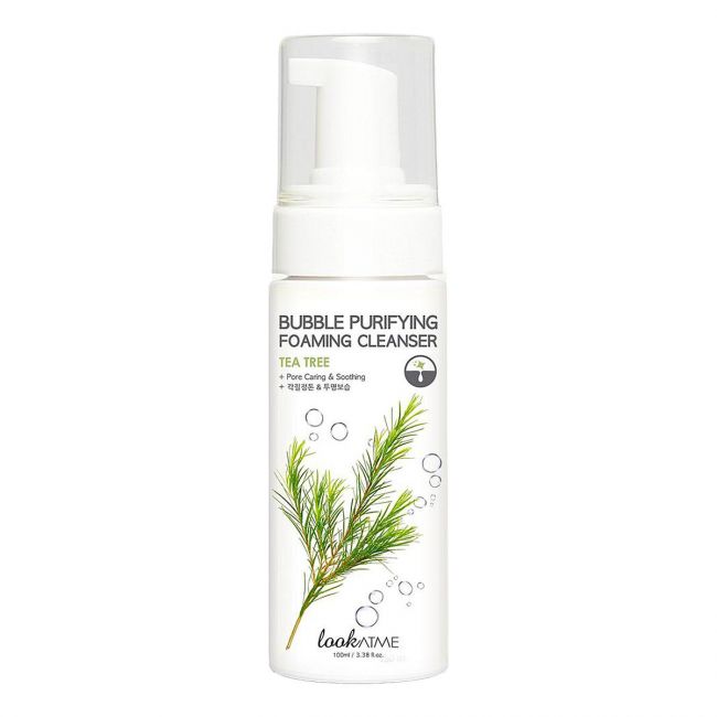 Limpador facial com bolha purificando 150ml árvore de chá