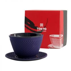 Teacup com prato. Ferro....