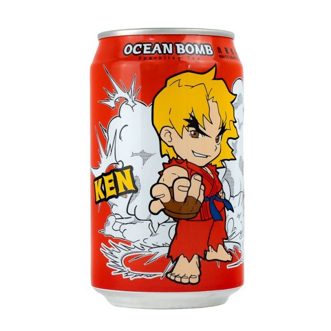 Bebida com chá vermelho e uvas brancas (OCEAN BOMB) 330ml