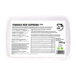 Ovos de tobiko vermelho...