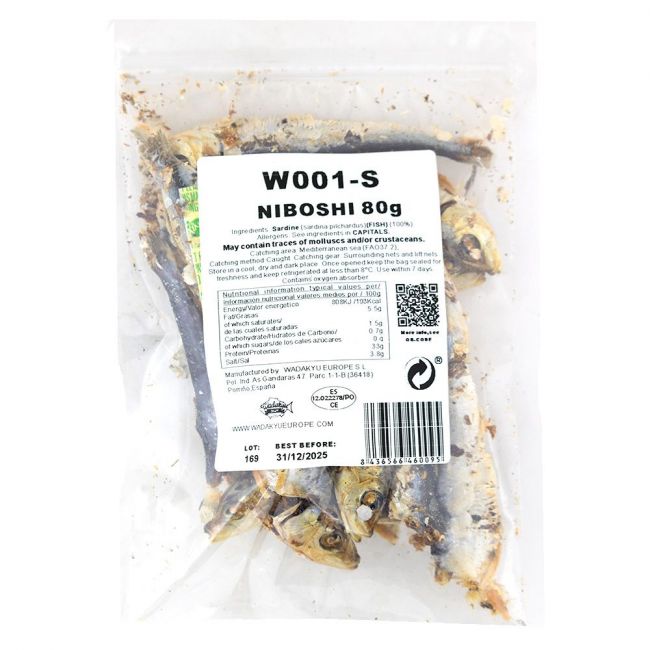 Sardinha Seca Niboshi (WADAKYU) 80g